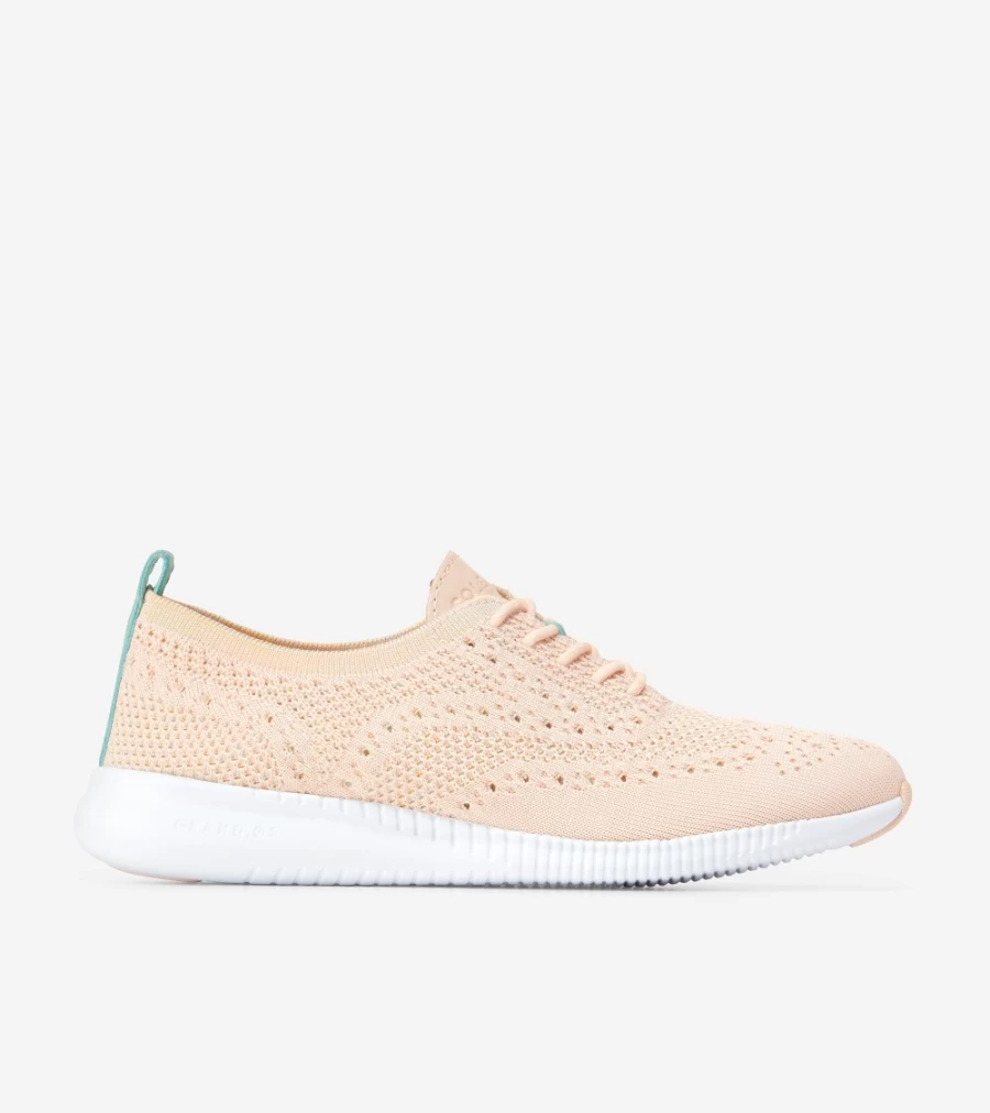 Cole Haan Women's Zerogrand Oxford Stitchlite Sneakers in Clay Pink