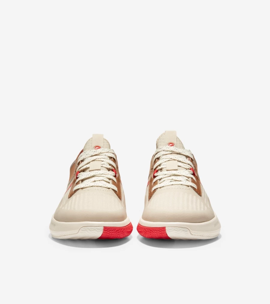 Cole Haan Men's Zerogrand Winner Tennis Sneaker in British Tan, Cement & Molten Lava