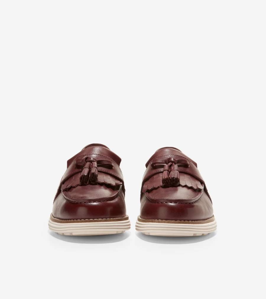 Cole Haan Women's Cordovan Originalgrand Kiltie Loafer Shoes