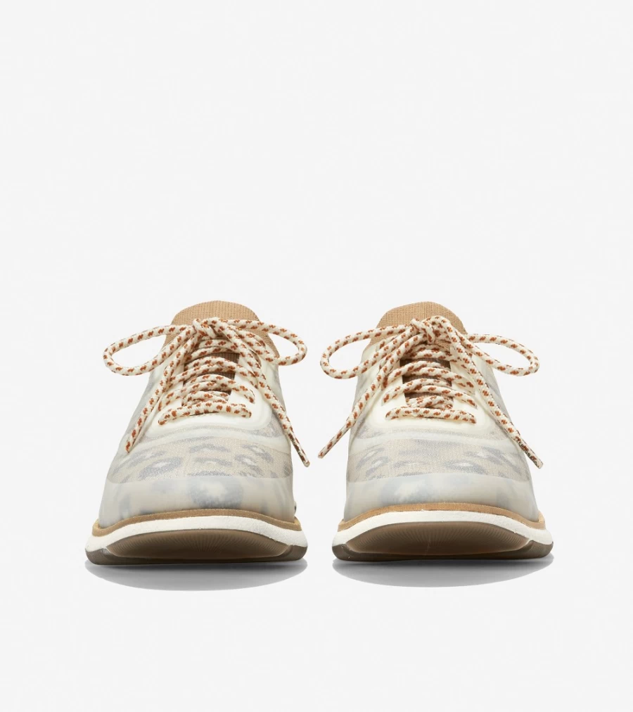 Cole Haan Women's Zerogrand Avant Oxford Shoes in Leopard Print Stitchlite - Lightweight & Comfortable