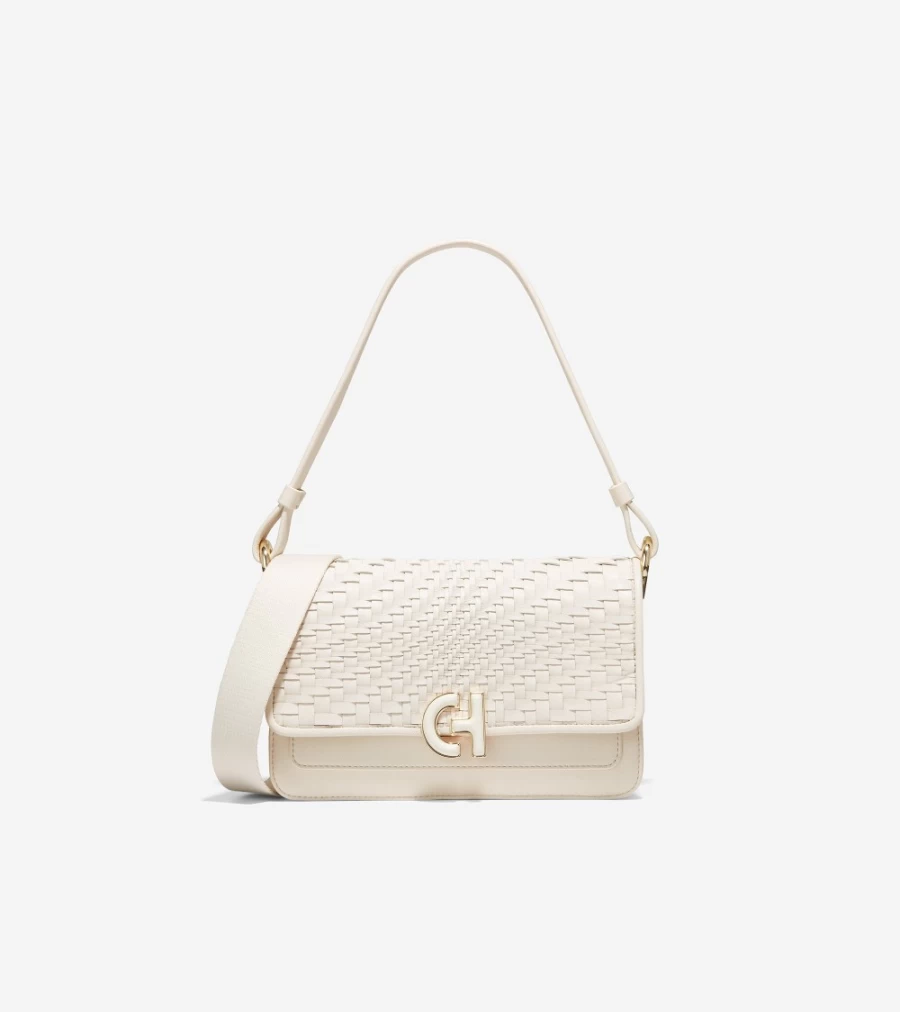 Cole Haan Women's Ivory Mini Shoulder Bag - Stylish & Compact Handbag for Everyday Use