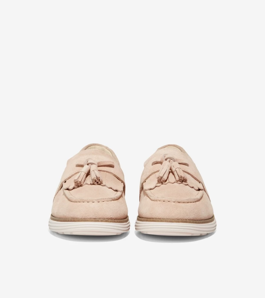 Cole Haan Women's Sesame-Ivory Originalgrand Kiltie Loafer Shoes