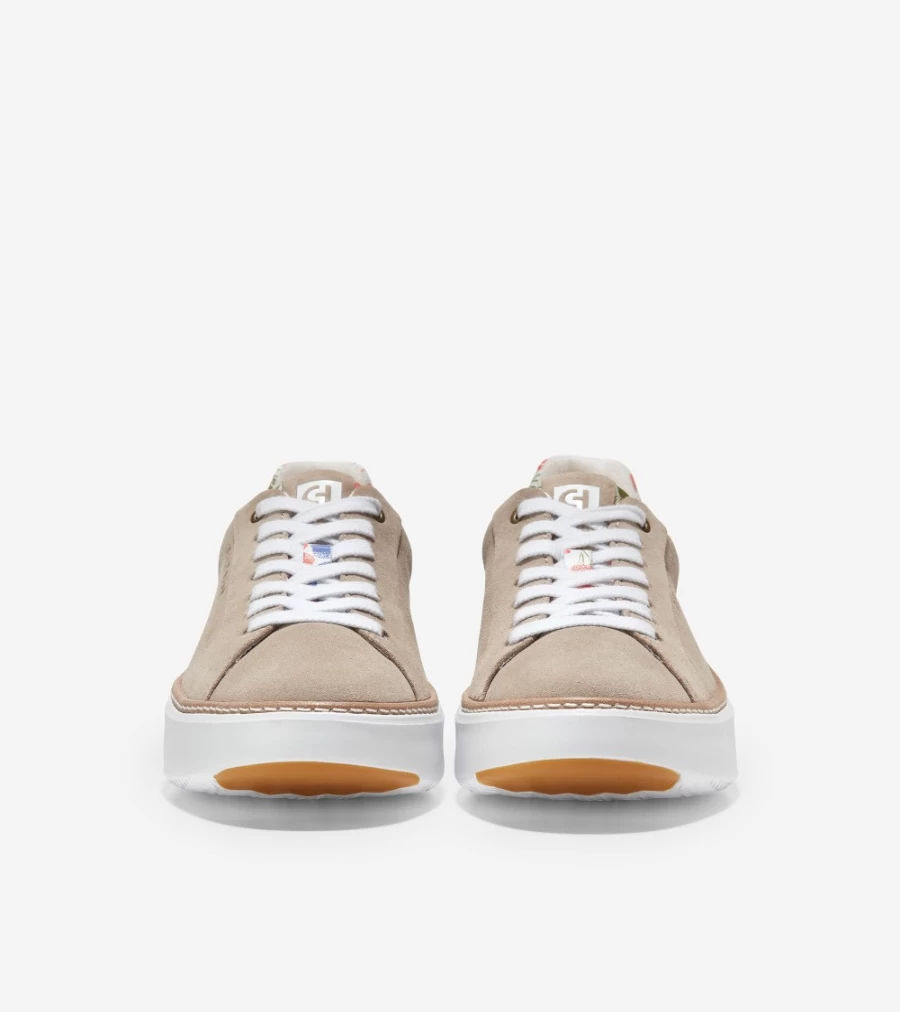 Cole Haan Women's Grandpro Topspin Sneakers in Mortar-Floral Print - Lightweight Comfortable Tennis Shoes for Women