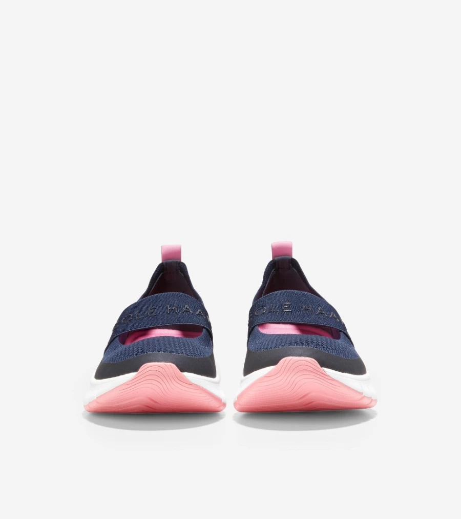 Cole Haan Women's Zerogrand Flex Slip-On Sneaker in Marine Blue Stitchlite - Lightweight Comfortable Slip-On Shoes for Women