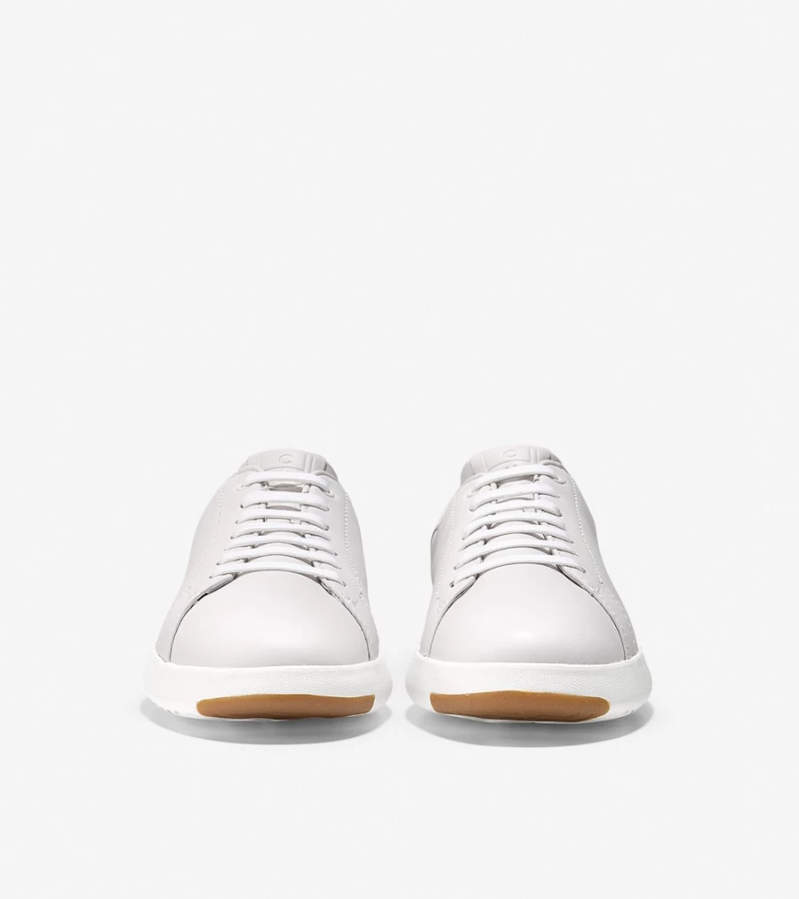 Cole Haan Women's Grandpro Tennis Sneaker in Optic White Leather – Stylish & Comfortable Women's Shoes