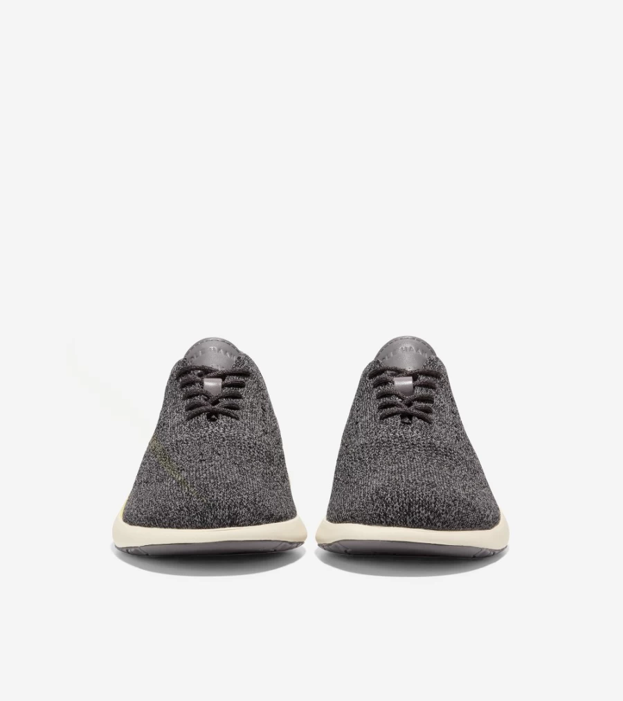Cole Haan Men's Grand Troy Wingtip Oxford Shoes in Black Knit