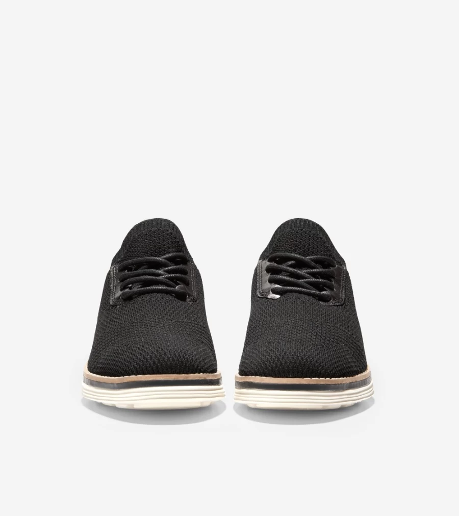 Cole Haan Women's Grand Meridian Oxford Shoes in Black Stitchlite