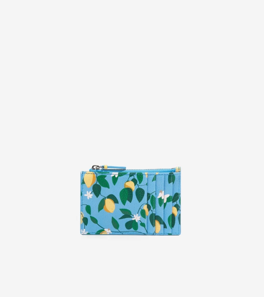 Cole Haan Women's Lemon Zip Card Case