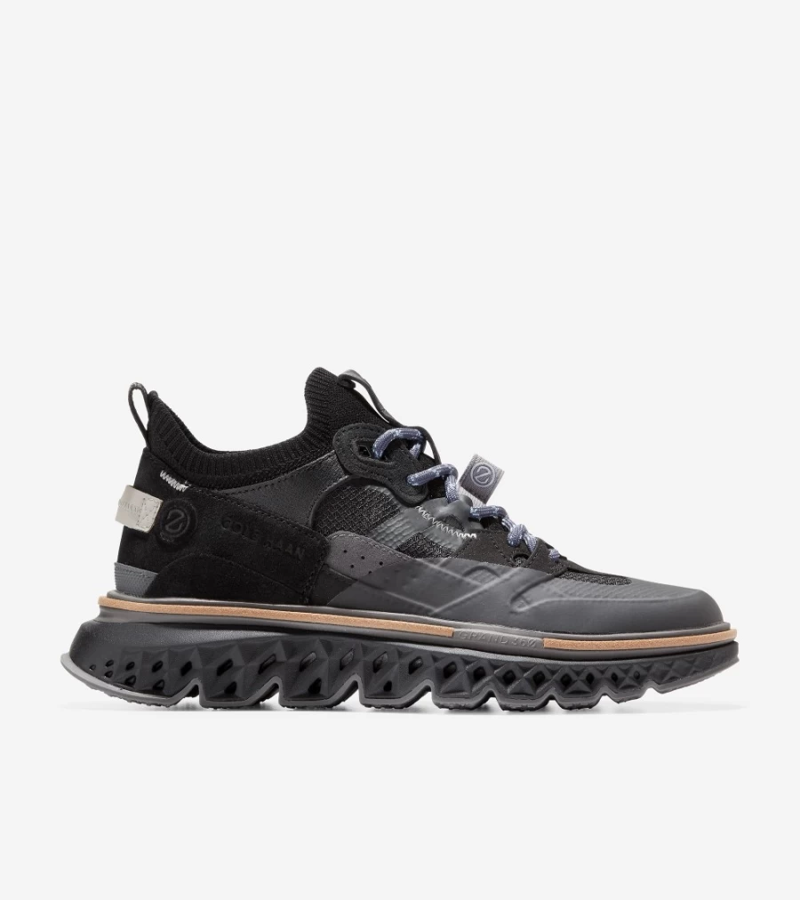 Cole Haan Women's Zerogrand Work Sneaker in Black-Dark Pavement - Lightweight Comfort Shoes for Women