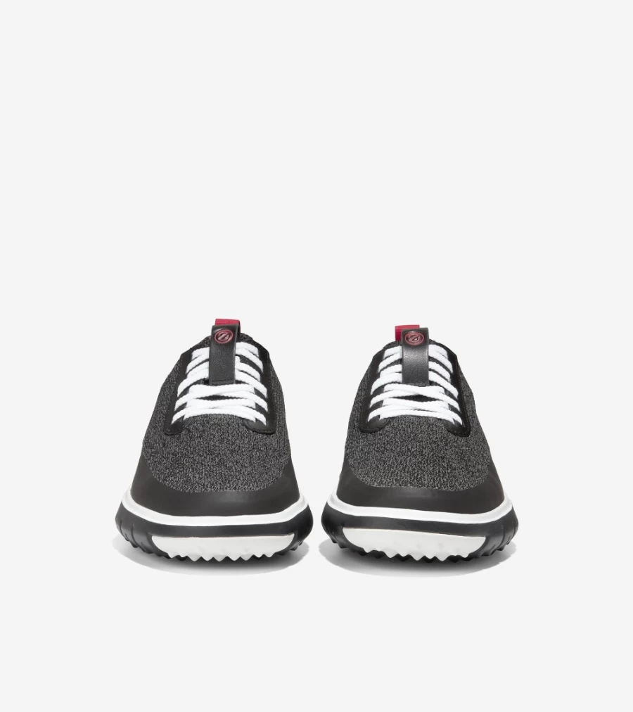 Cole Haan Men's Zerogrand Golf Sneakers in Black-Grey Pinstripe - Lightweight Comfortable Shoes for Men