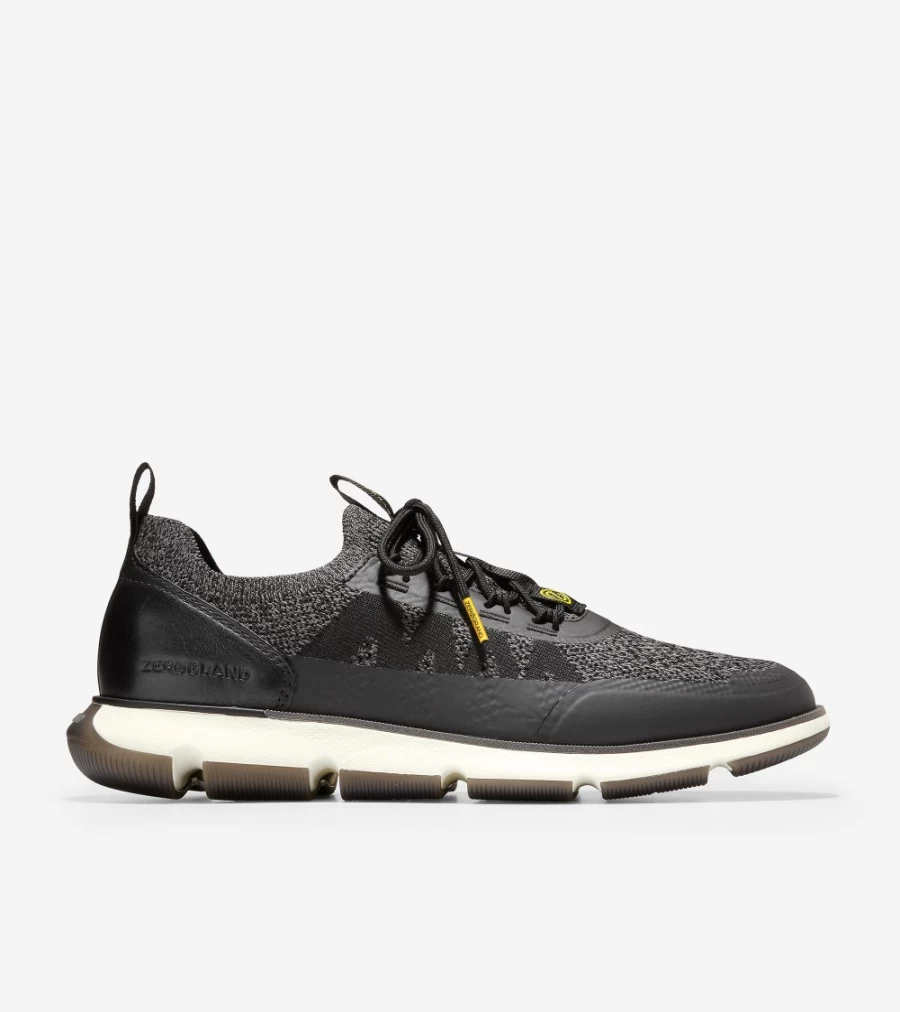 Cole Haan Men's Zerogrand Sneaker in Black Stitchlite - Lightweight Comfortable Casual Shoes