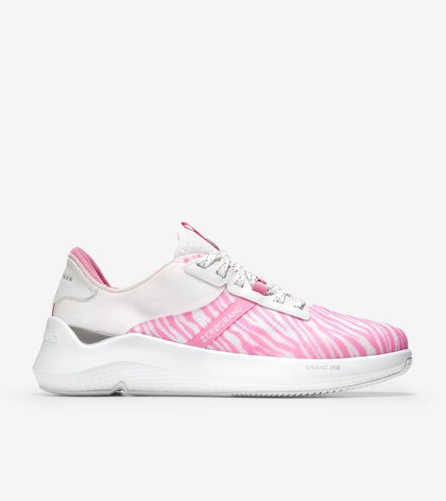 Cole Haan Women's Zerogrand Winner Tennis Sneakers in Watermelon Zebra Print - Lightweight Comfort Shoes for Women