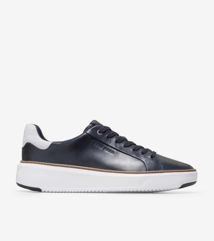 Cole Haan Men's Grandpro Topspin Sneakers in Blue Nights-Nimbus Cloud