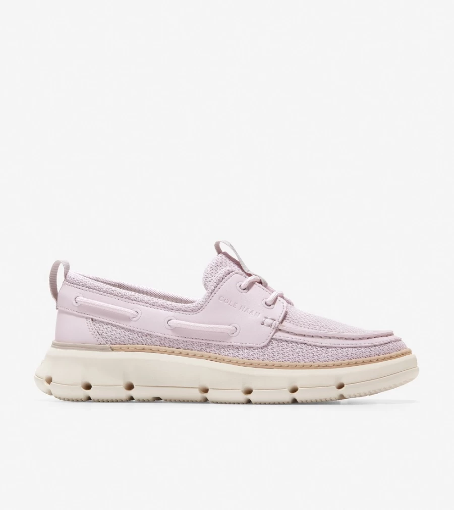 Cole Haan Women's Zerogrand Lavender Boat Shoe Regatta Comfort Slip-On