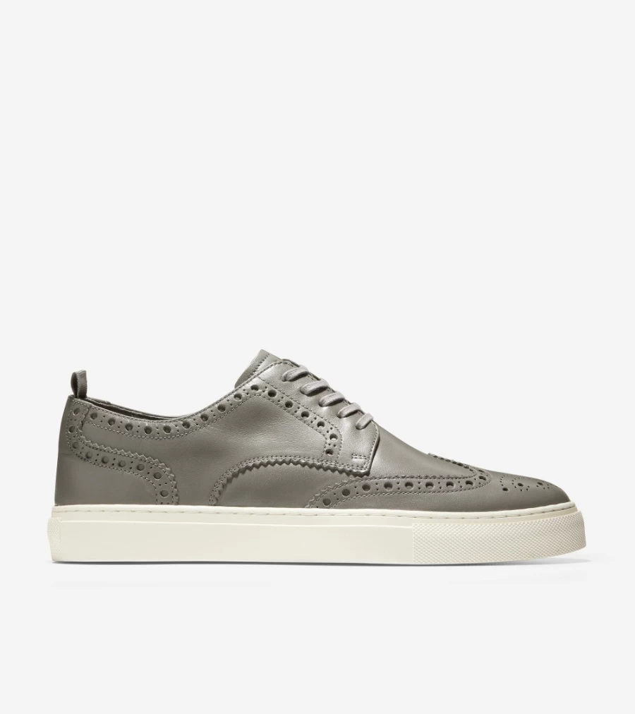 Cole Haan Men's Winslow Wingtip Sneaker in Ironstone - Classic Casual Shoes for Men