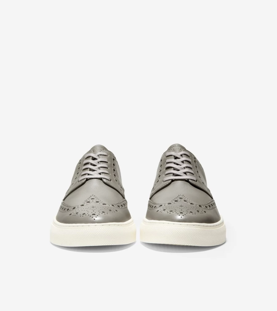 Cole Haan Men's Winslow Wingtip Sneaker in Ironstone - Classic Casual Shoes for Men
