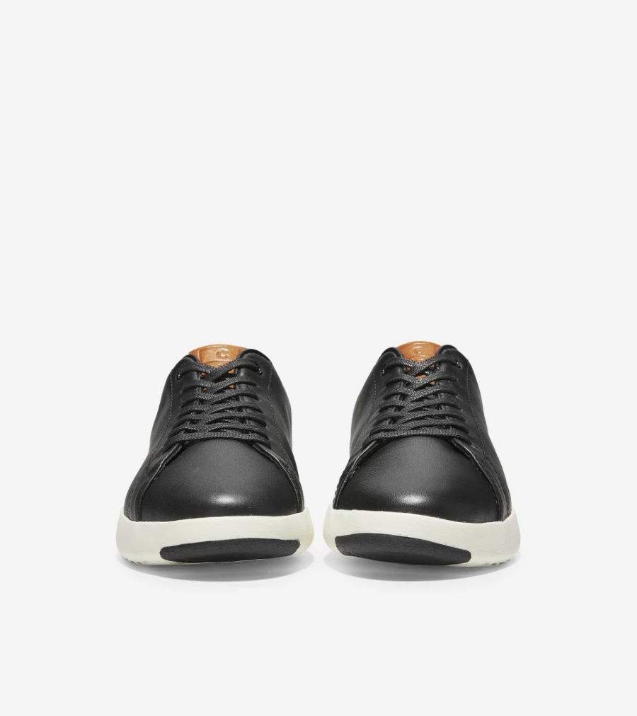 Cole Haan Men's Grandpro Tennis Sneakers in Black & British Tan - Premium Comfort & Style