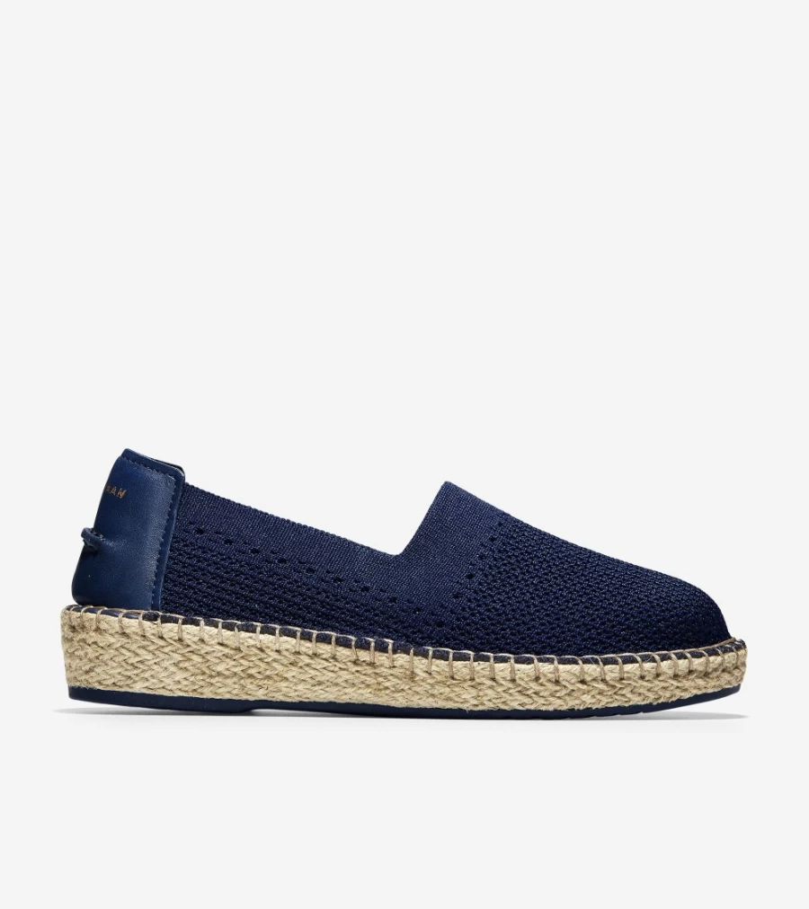 Cole Haan Women's Cloudfeel Espadrille Sneakers in Marine Blue Stitchlite