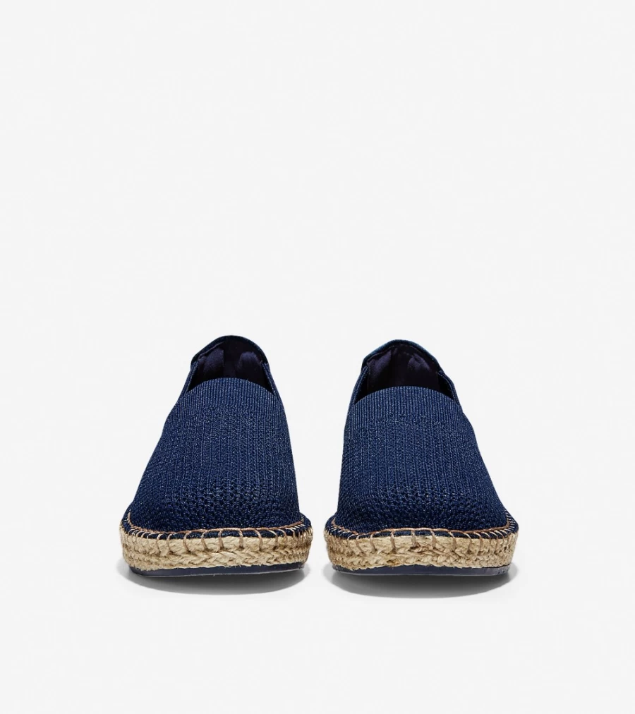 Cole Haan Women's Cloudfeel Espadrille Sneakers in Marine Blue Stitchlite