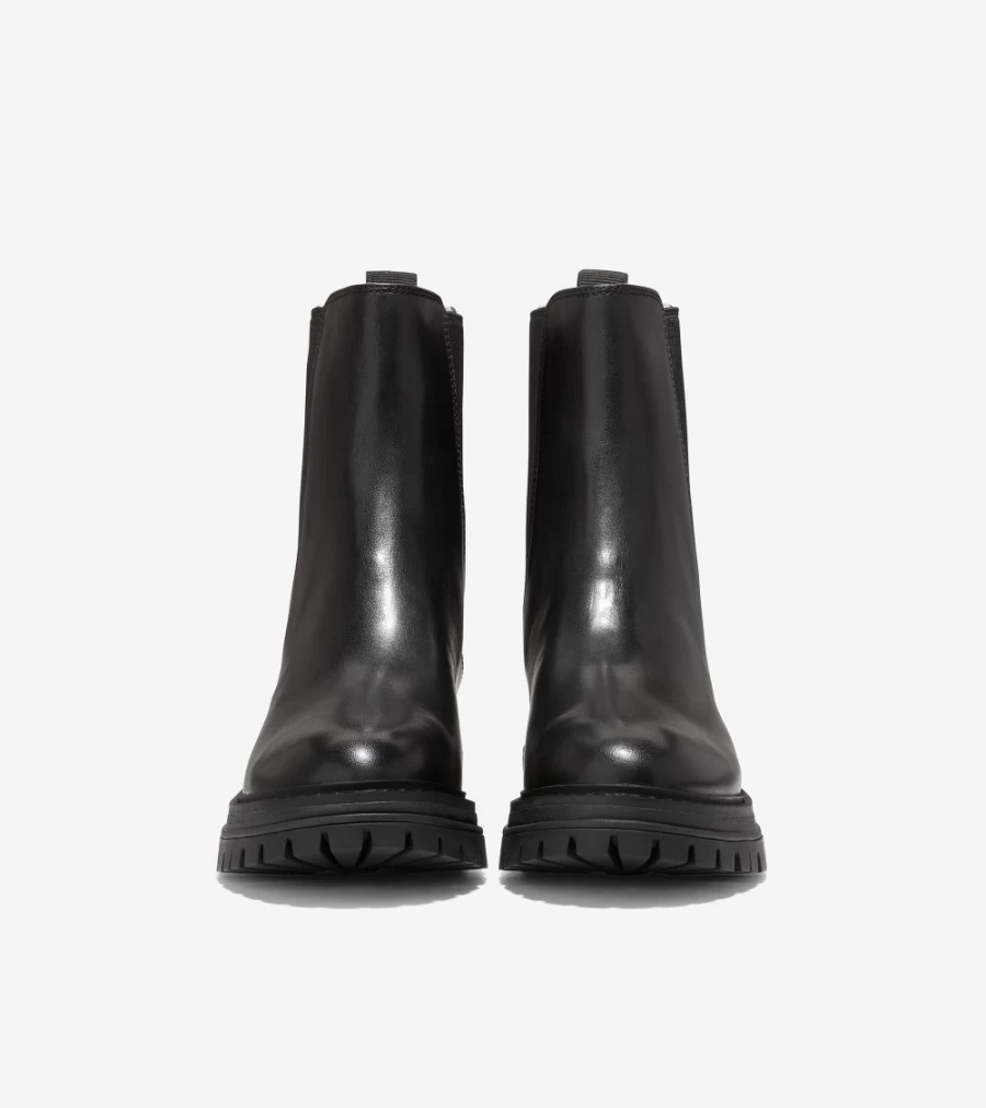 Cole Haan Women's Black Tahoe Featherfeel Chelsea Boots