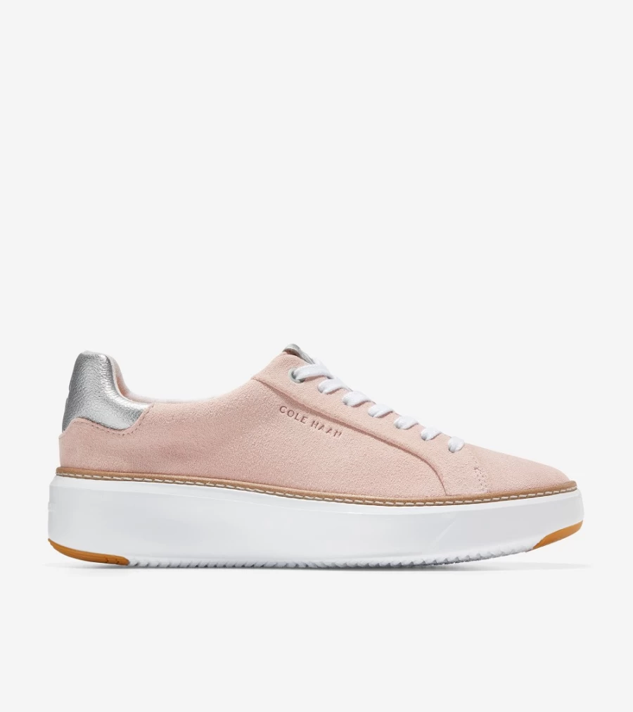 Cole Haan Women's Grandpro Topspin Sneakers in Peach Whip - Comfortable & Stylish Tennis Shoes