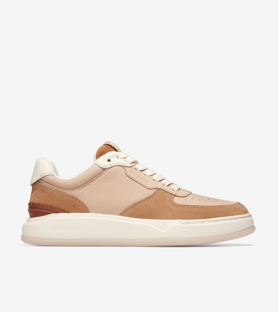 Cole Haan Women's Grandpro Crossover Sneaker in Sesame - Comfortable & Stylish Casual Shoes