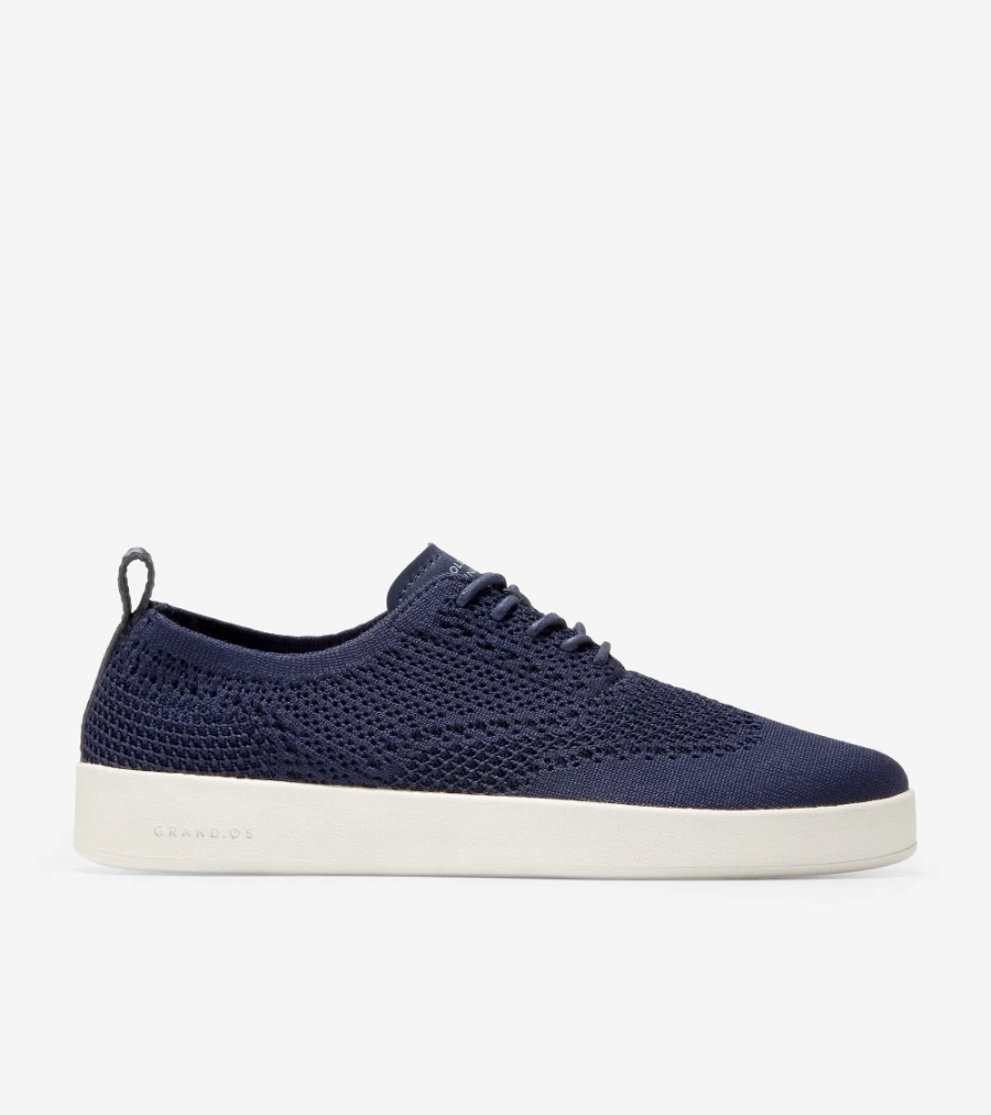 Cole Haan Women's Grandpro Contender Oxford in Marine Blue Stitchlite™ - Comfortable & Stylish Sneakers