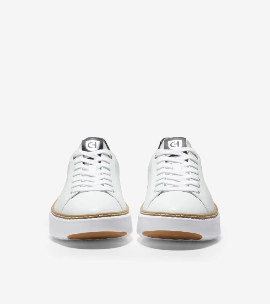 Cole Haan Women's Grandpro Topspin Sneakers in Black, Ivory & Cyber Yellow