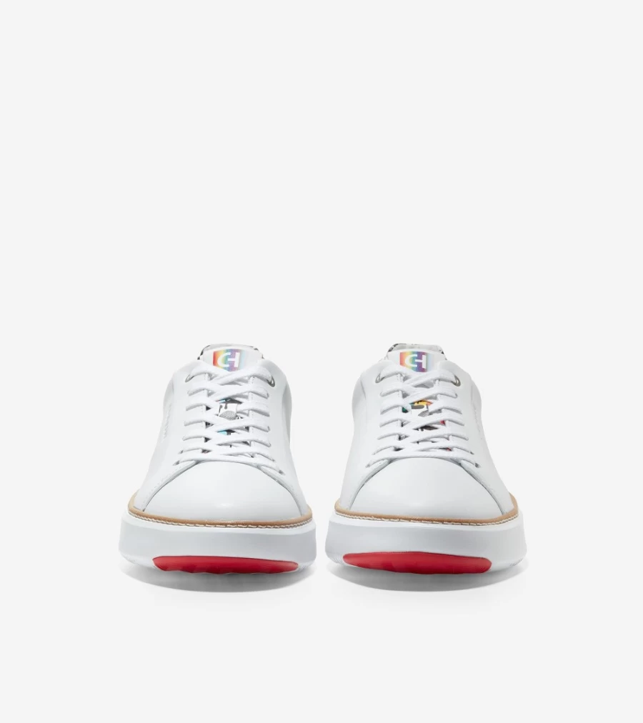 Cole Haan Women's Grandpro Topspin Sneaker in White-Graffiti Animal Print - Lightweight Comfortable Athletic Shoes