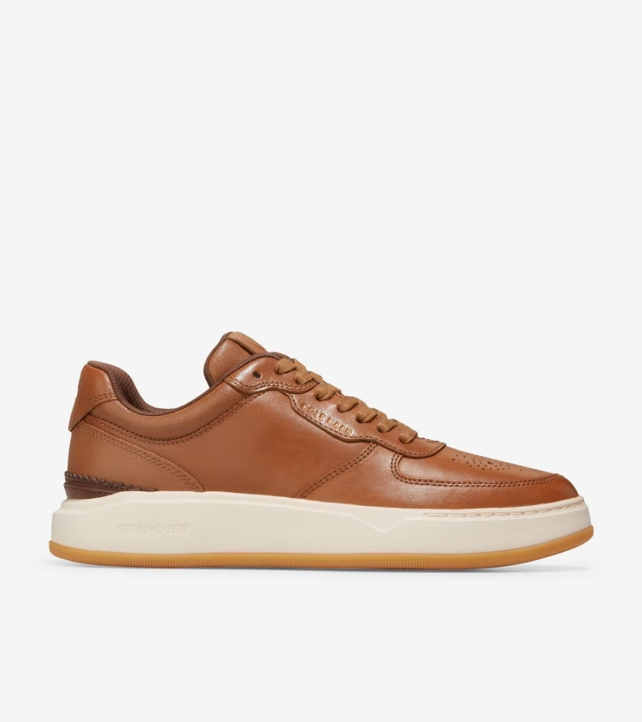 Cole Haan Men's Grandpro Crossover Sneaker in British Tan - Lightweight Comfortable Casual Shoes