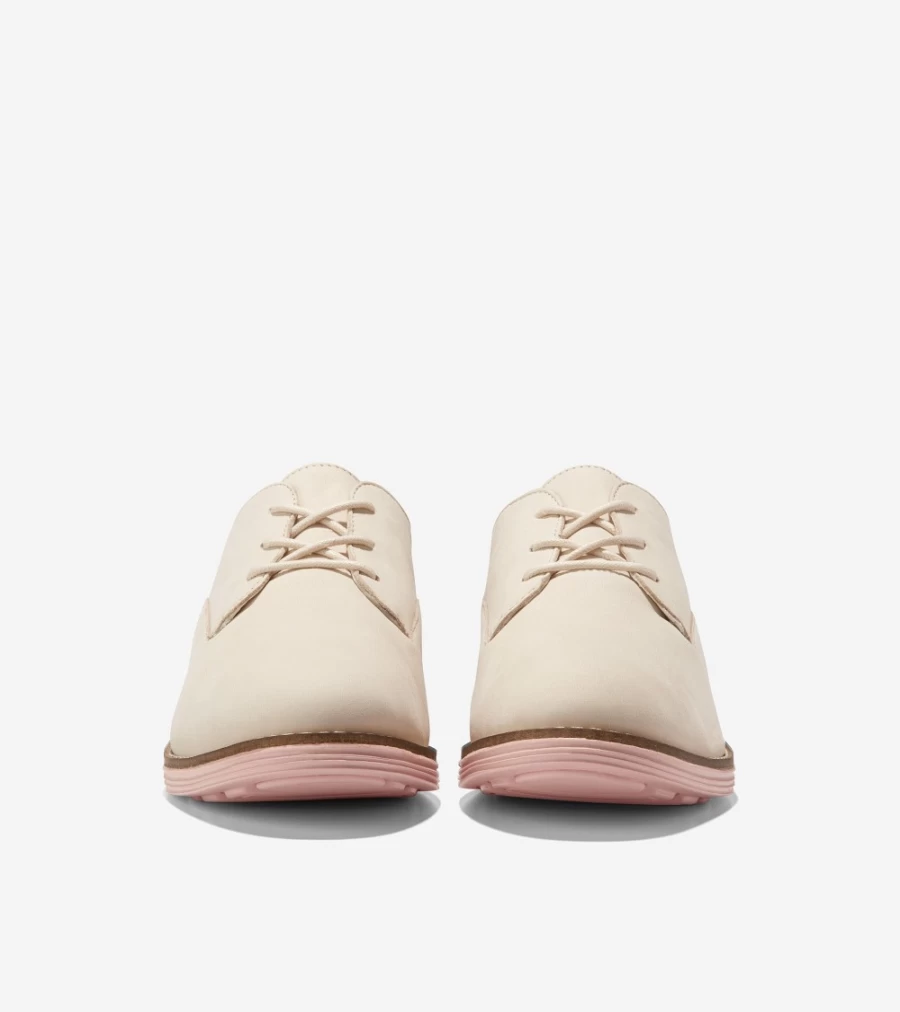 Cole Haan Women's Originalgrand Plain Oxford Shoes in Birch-Peachy Keen