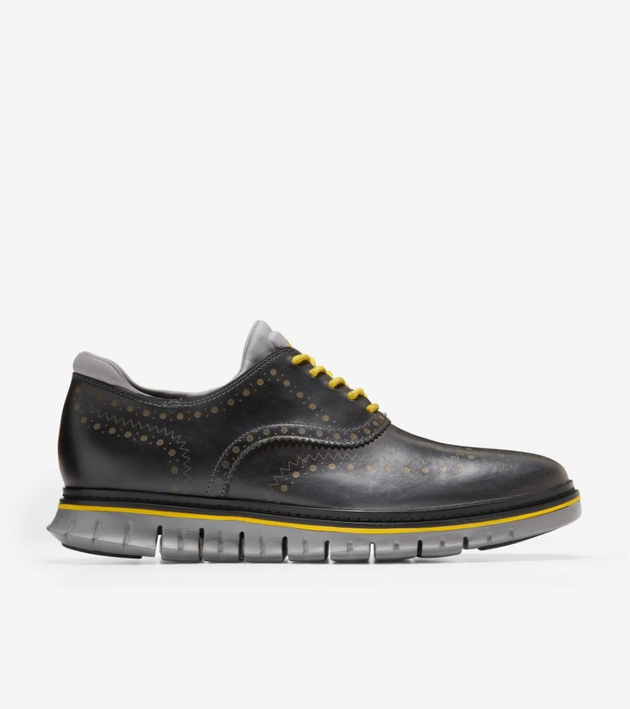 Cole Haan Men's Zerogrand Wingtip Oxford Shoes in Turbulence-Sleet