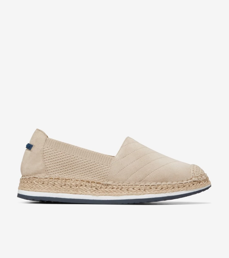 Cole Haan Women's Cloudfeel Espadrille Loafer in Sesame - Comfortable Slip-On Shoes for Women