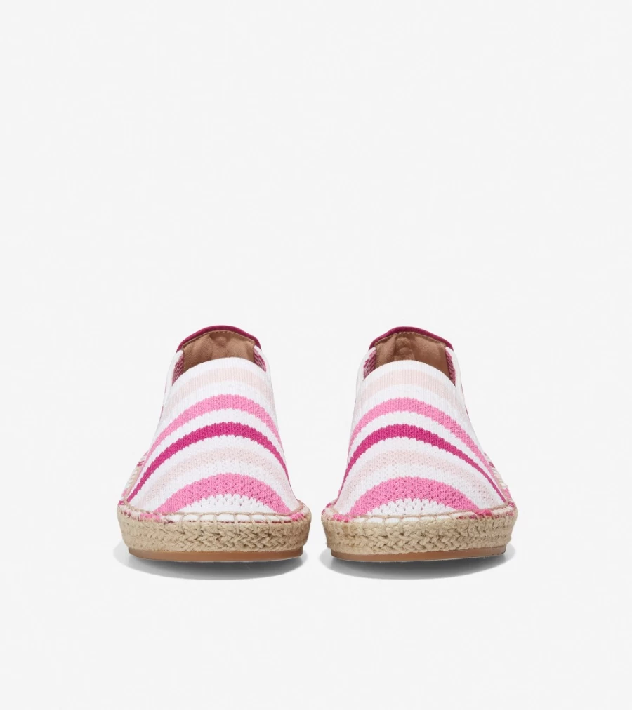 Cole Haan Women's Cloudfeel Espadrille Sneakers in Fuchsia-Peach Whip-Rose Stitchlite