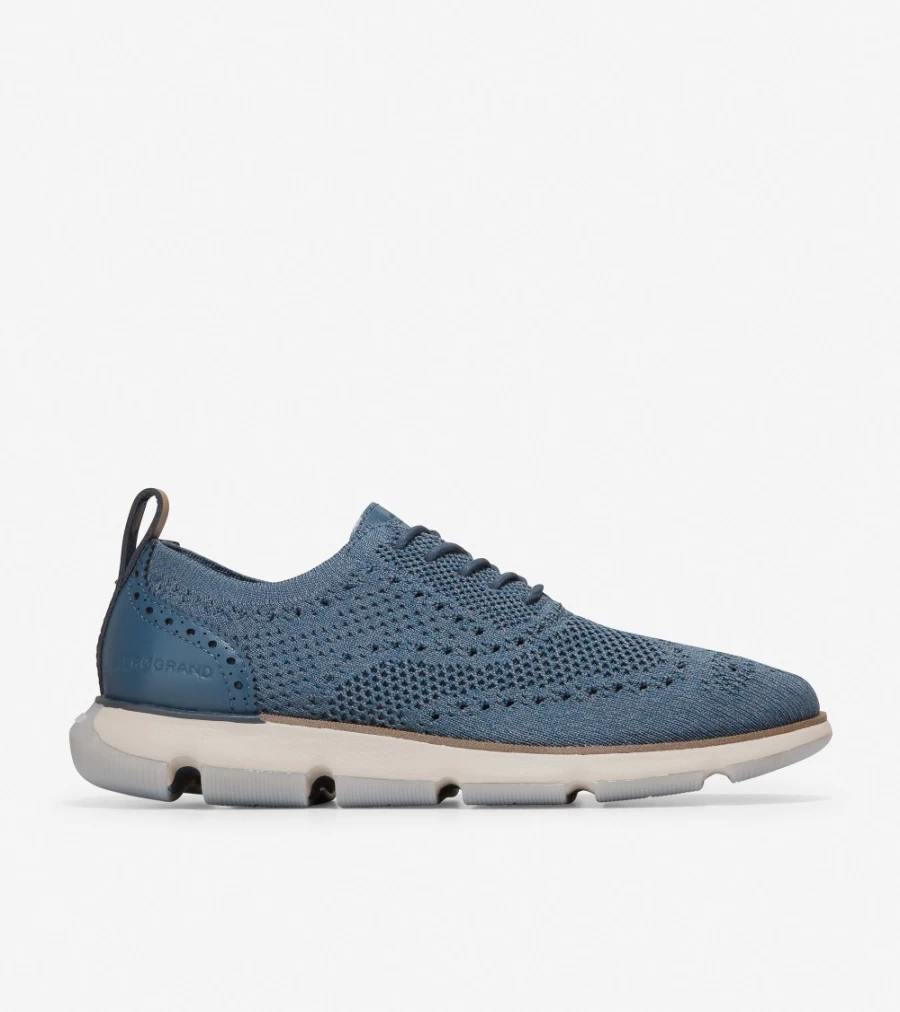 Cole Haan Men's Zerogrand Oxford Shoes in Moonlit Ocean Twisted Stitchlite - Lightweight Comfort Dress Casual