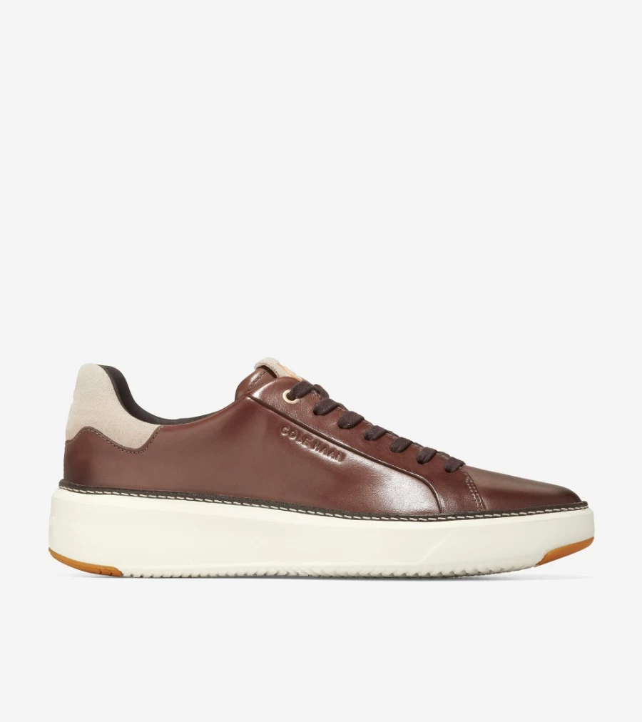 Cole Haan Men's Grandpro Topspin Sneakers in Dark Coffee - Lightweight Comfortable Casual Shoes