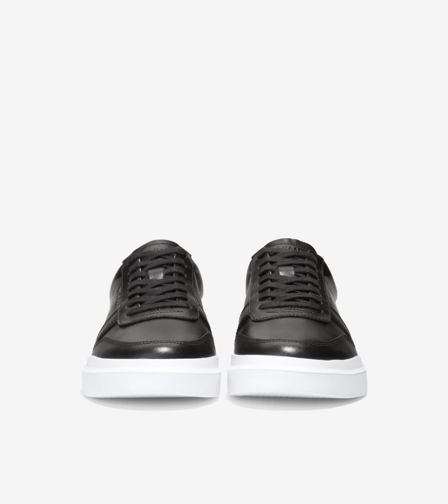 Cole Haan Men's Grandpro Rally Court Sneaker in Black Leather & White - Keith Haring Collaboration