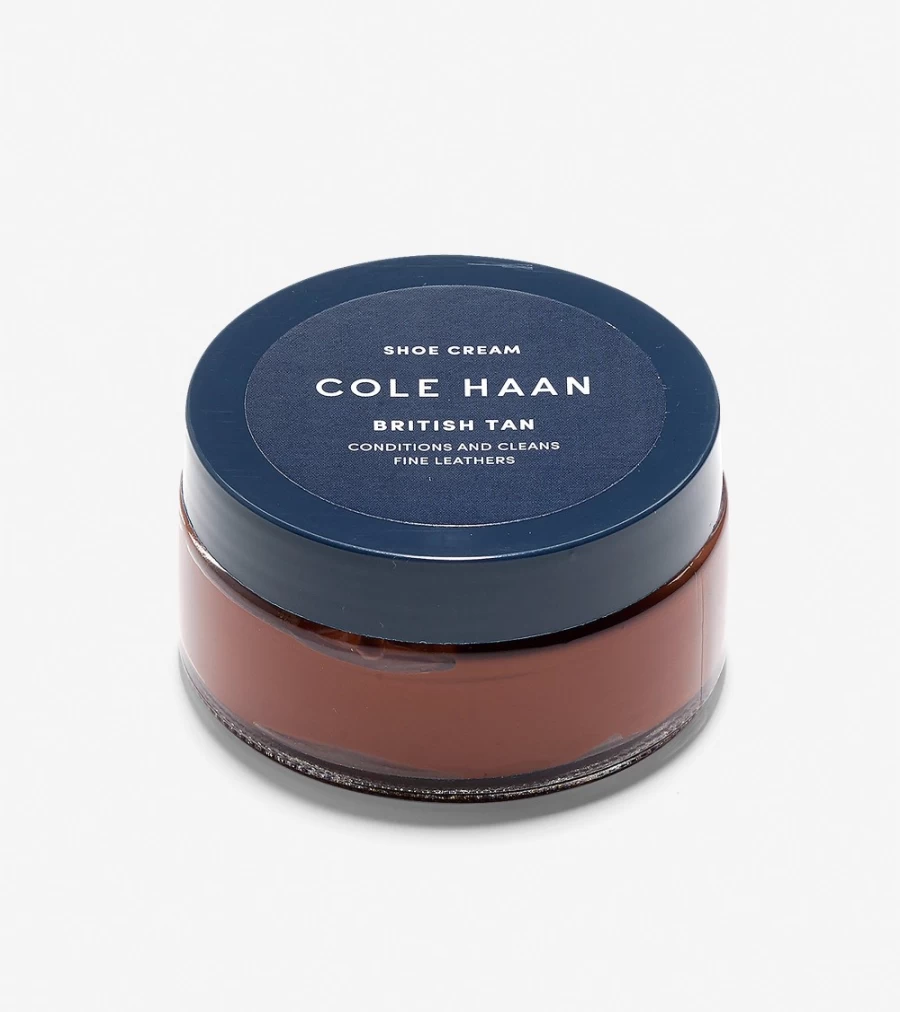 Cole Haan Women's British Tan Shoe Cream for Leather Care & Shine