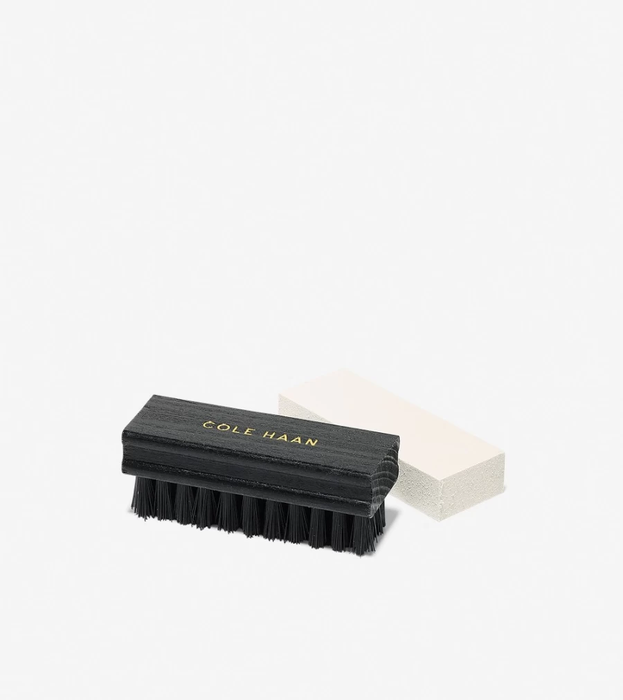 Cole Haan Women's Suede Cleaner Bar and Brush Kit in Nylon-Neutral for Shoe Care