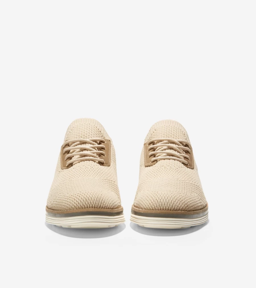 Cole Haan Women's Originalgrand Meridian Oxford Shoes in Oat Stitchlite-Birch