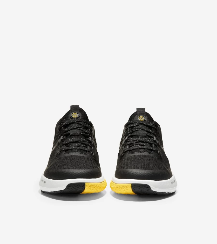 Cole Haan Men's Zerogrand Winner Tennis Sneaker in Black, Pavement & White - Lightweight Comfort Shoes