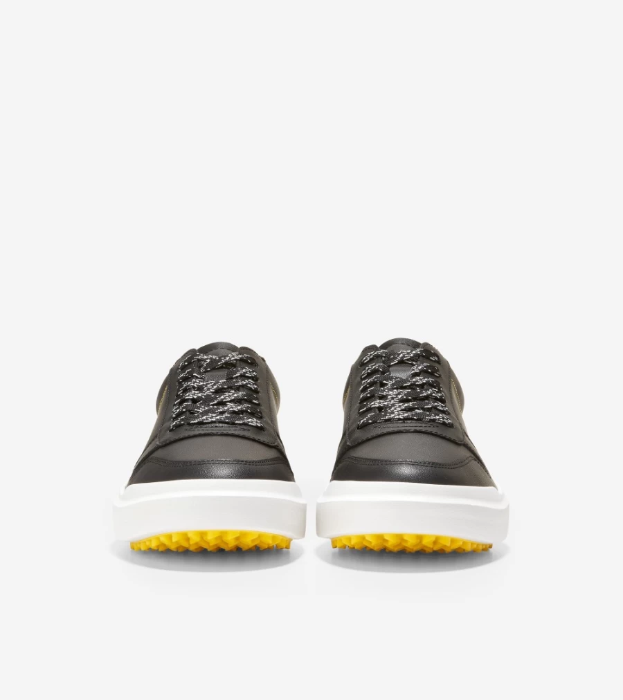 Cole Haan Women's GrandPro Am Golf Sneaker in Caviar Black – Comfortable & Stylish Golf Shoes for Women