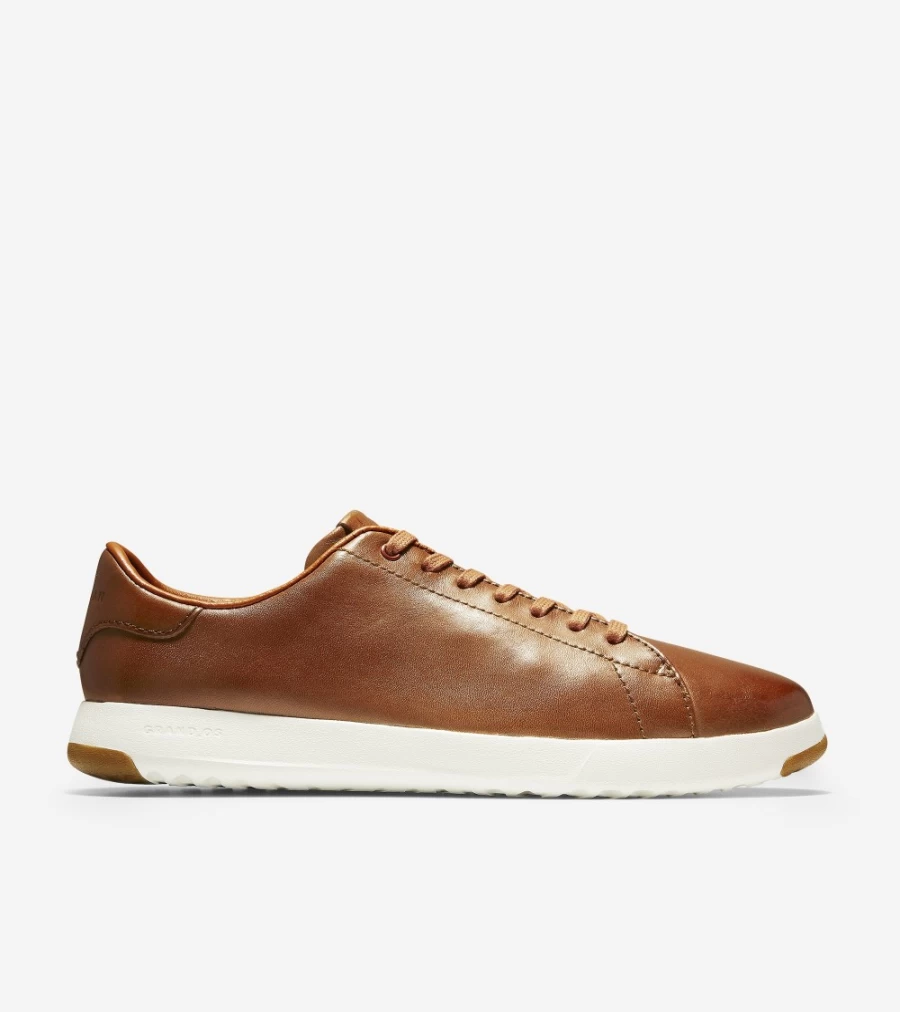 Cole Haan Men's Grandpro Tennis Sneakers in Woodbury Handstain - Premium Comfort & Style