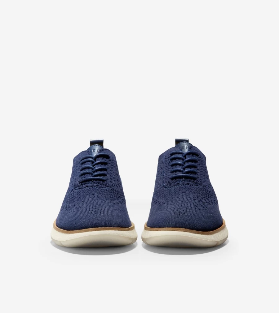 Cole Haan Women's Zerogrand Stitchlite Oxford Shoes in Marine Blue | Lightweight Comfortable Sneakers