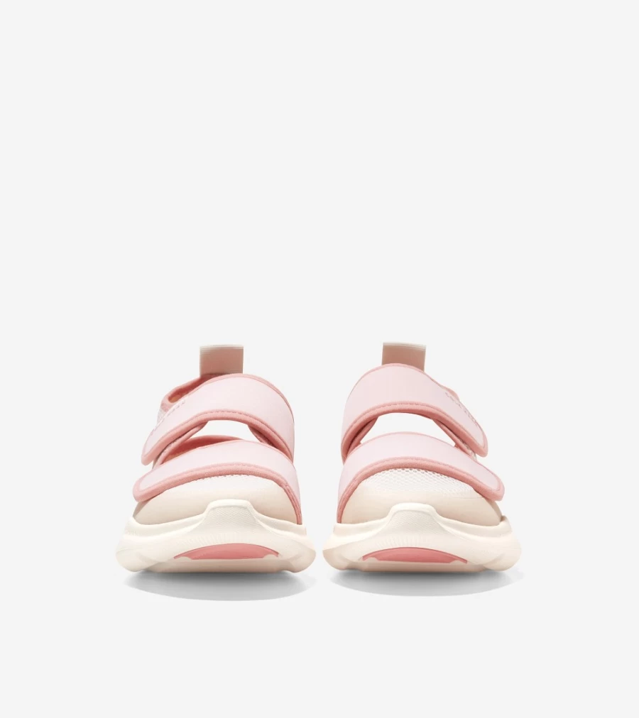Cole Haan Women's Zerogrand Radiant Sport Sandal in Birch-Peach Whip-Rosette | Lightweight Comfortable Athletic Sandals for Women