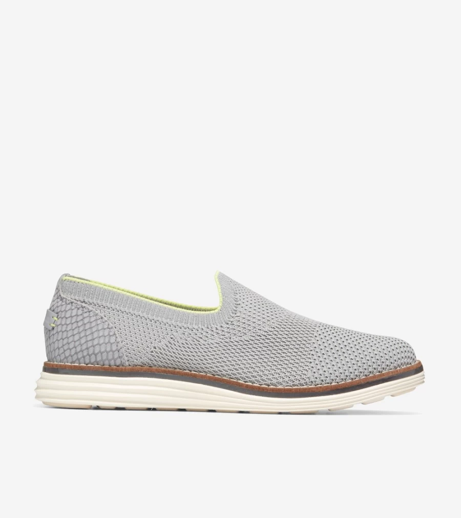 Cole Haan Women's Grand Meridian Loafer in Sleet-Snake Print