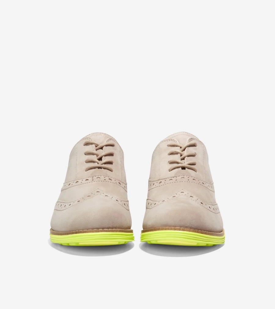 Cole Haan Women's Mortar Grand Wingtip Oxford Shoes