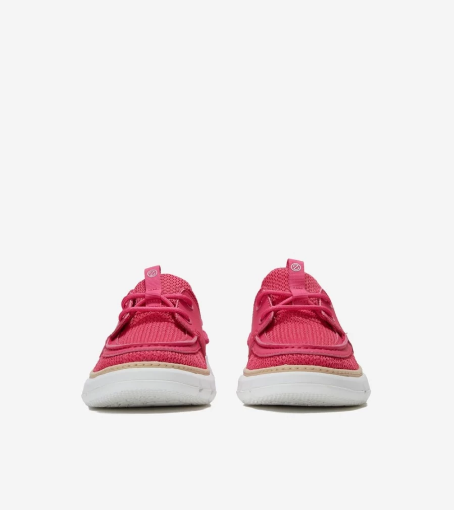 Cole Haan Women's Zerogrand Regatta Boat Shoes in Pink Peacock - Lightweight Comfort Slip-Ons