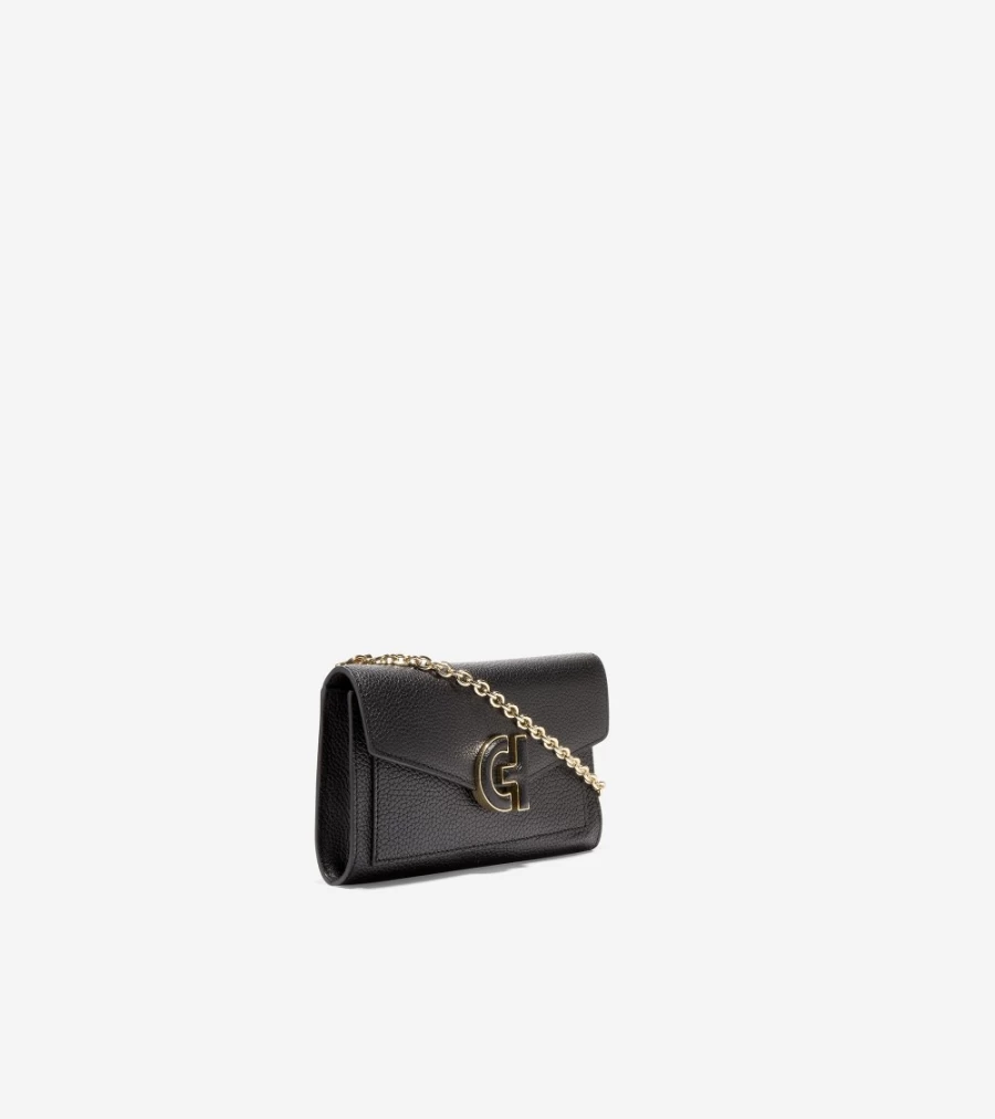 Cole Haan Women's Black Oversized Closure Phone Case - Stylish Protective Cover