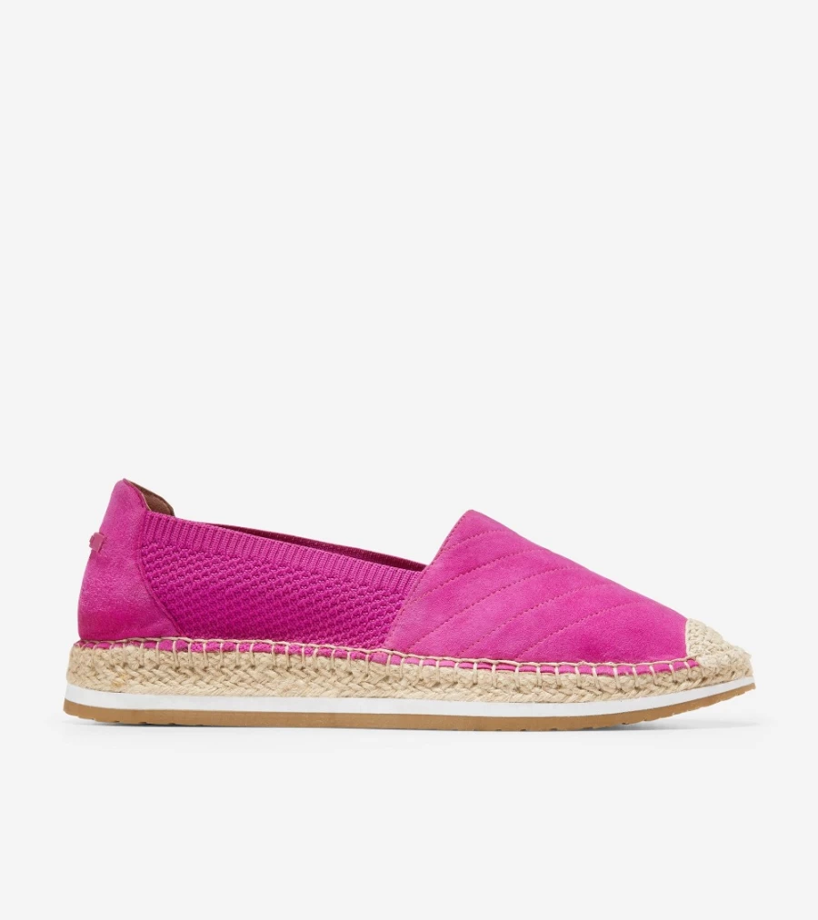 Cole Haan Women's Festival Fuchsia Cloudfeel Espadrille Loafer Shoes